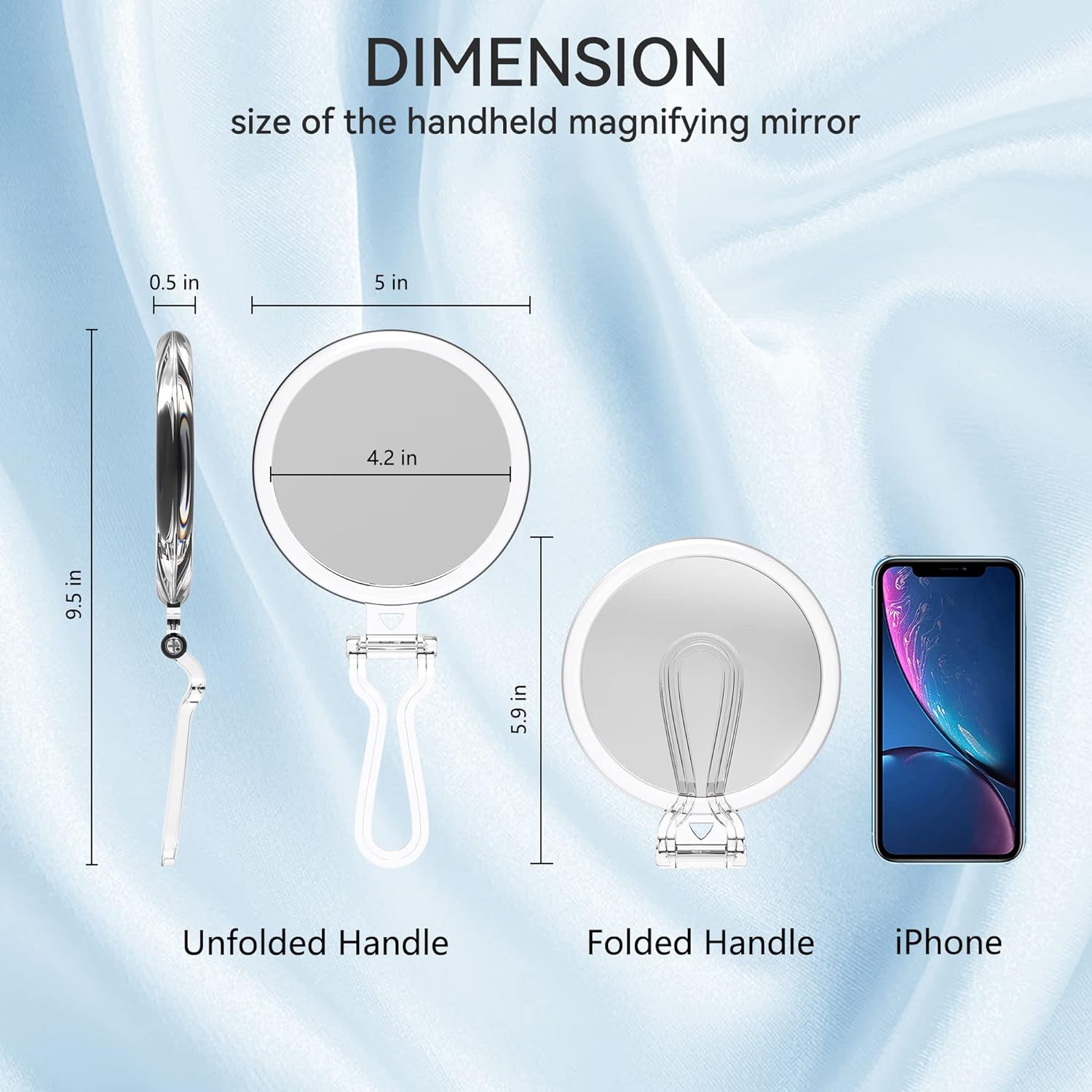 Travel Magnifying Mirror for Cosmetics