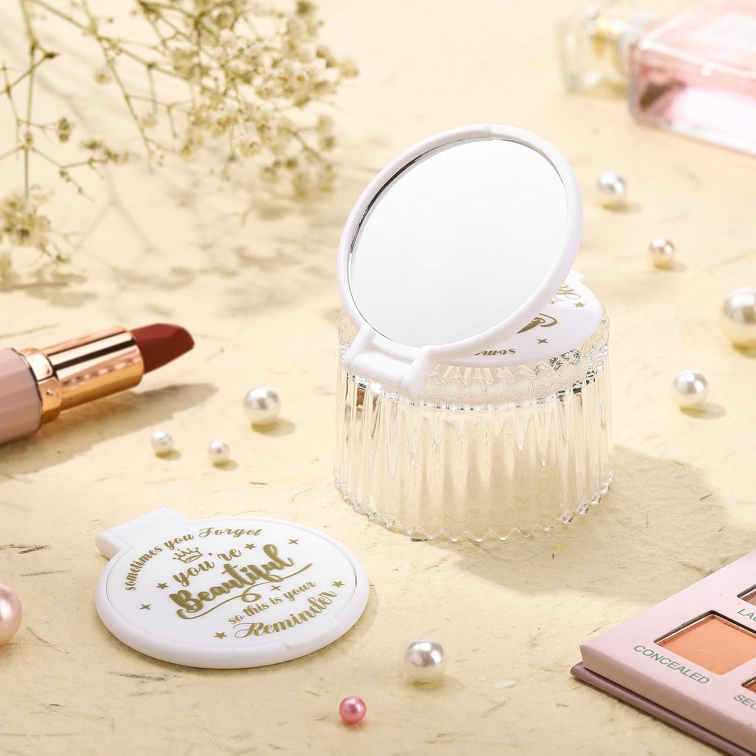 18 Piece Compact Mirror Set for Women