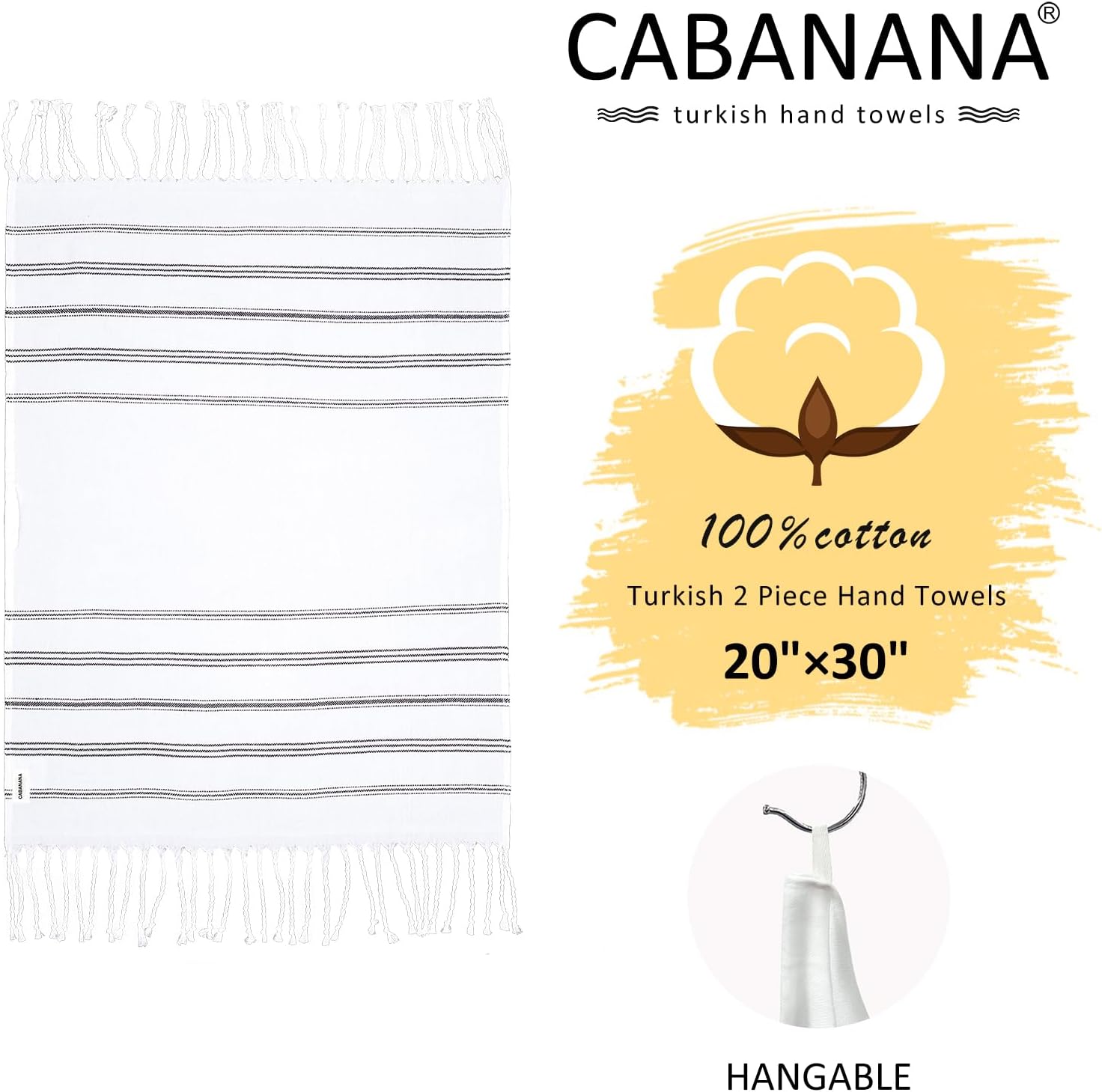 High-Quality Turkish 20x30 Hand Towels