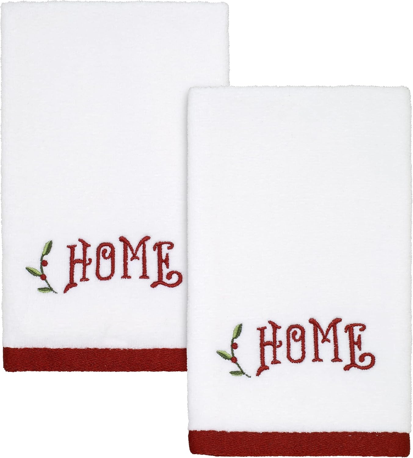 Avanti Linens Home for the Holidays Collection 2-Piece Fingertip Towel Set
