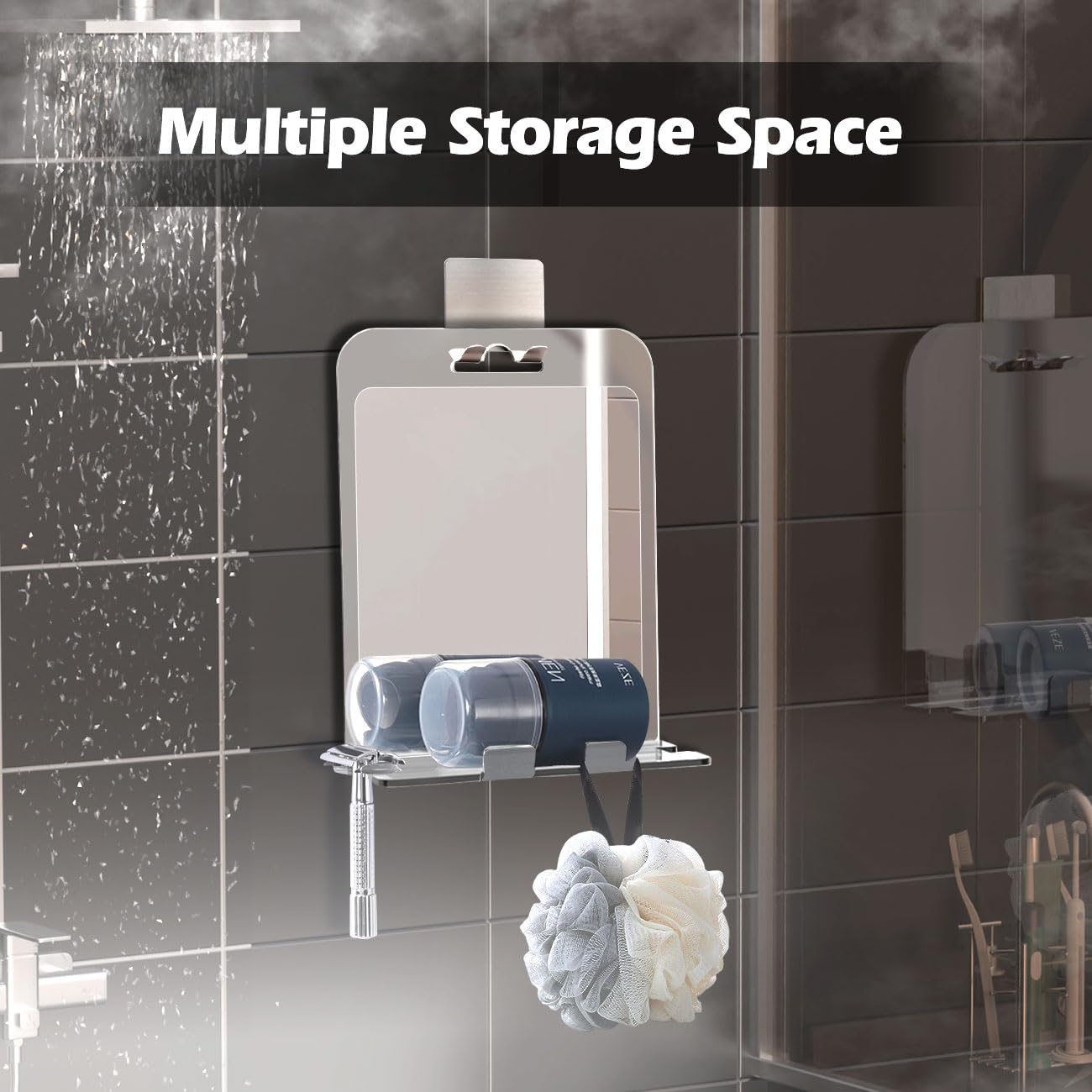 Shinova Shower Mirror - Fogless with 5X Magnifier