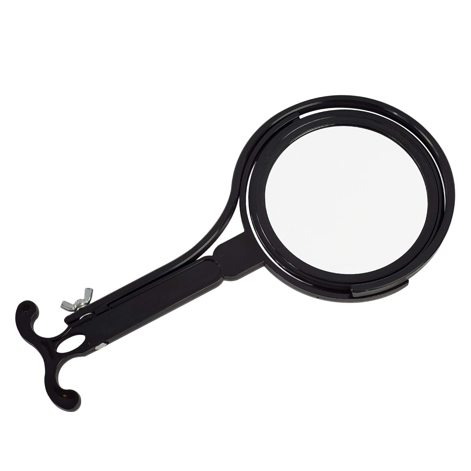 Rucci Round Portable Magnifying neck Mirror for Makeup Skincare