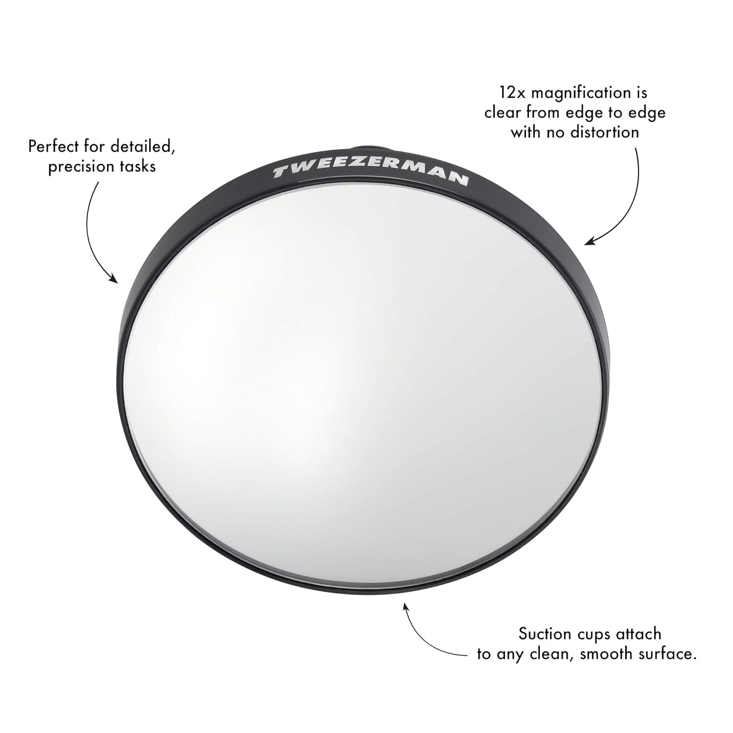 Elevate Your Make-up Routine with the Tweezerman Tweezermate 12xs Magnification Mirror