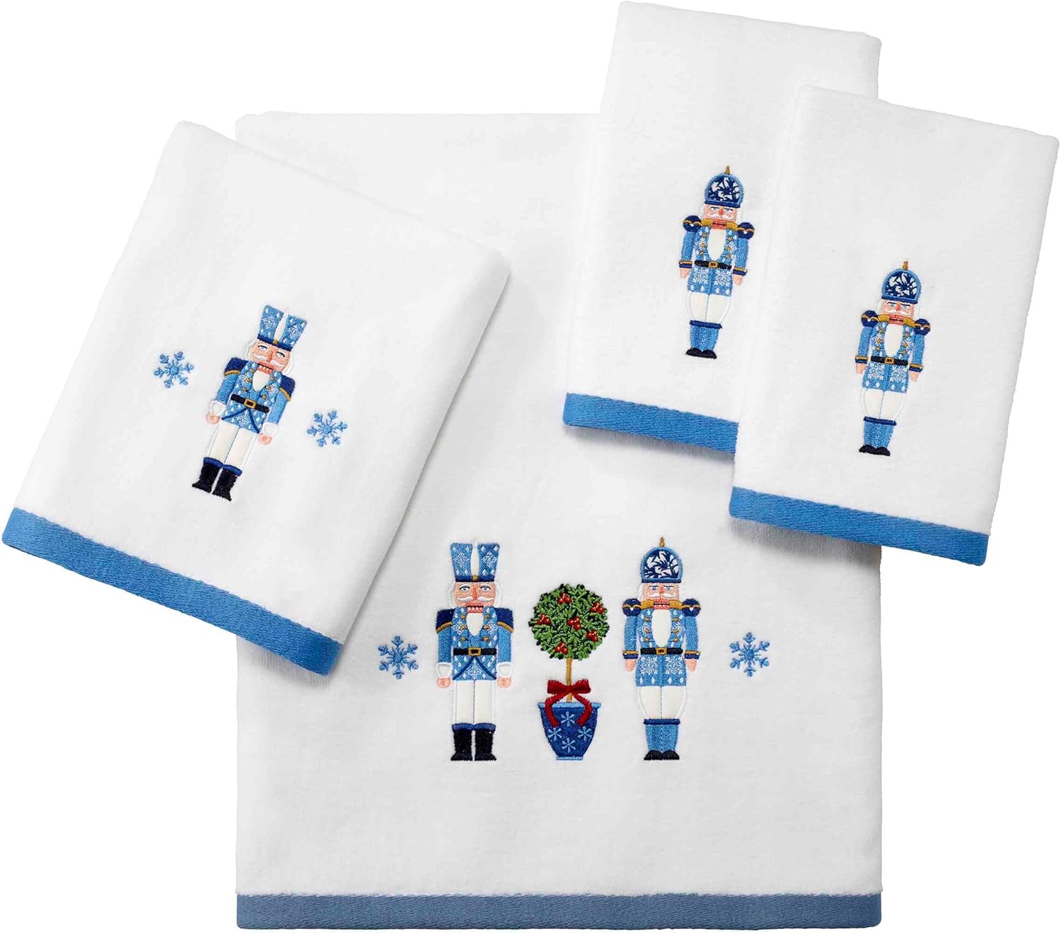 Cozy and Festive Bath Towels