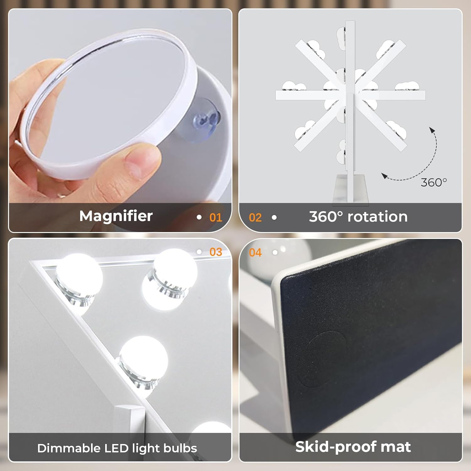 ZL ZELing Vanity Mirror with Lights