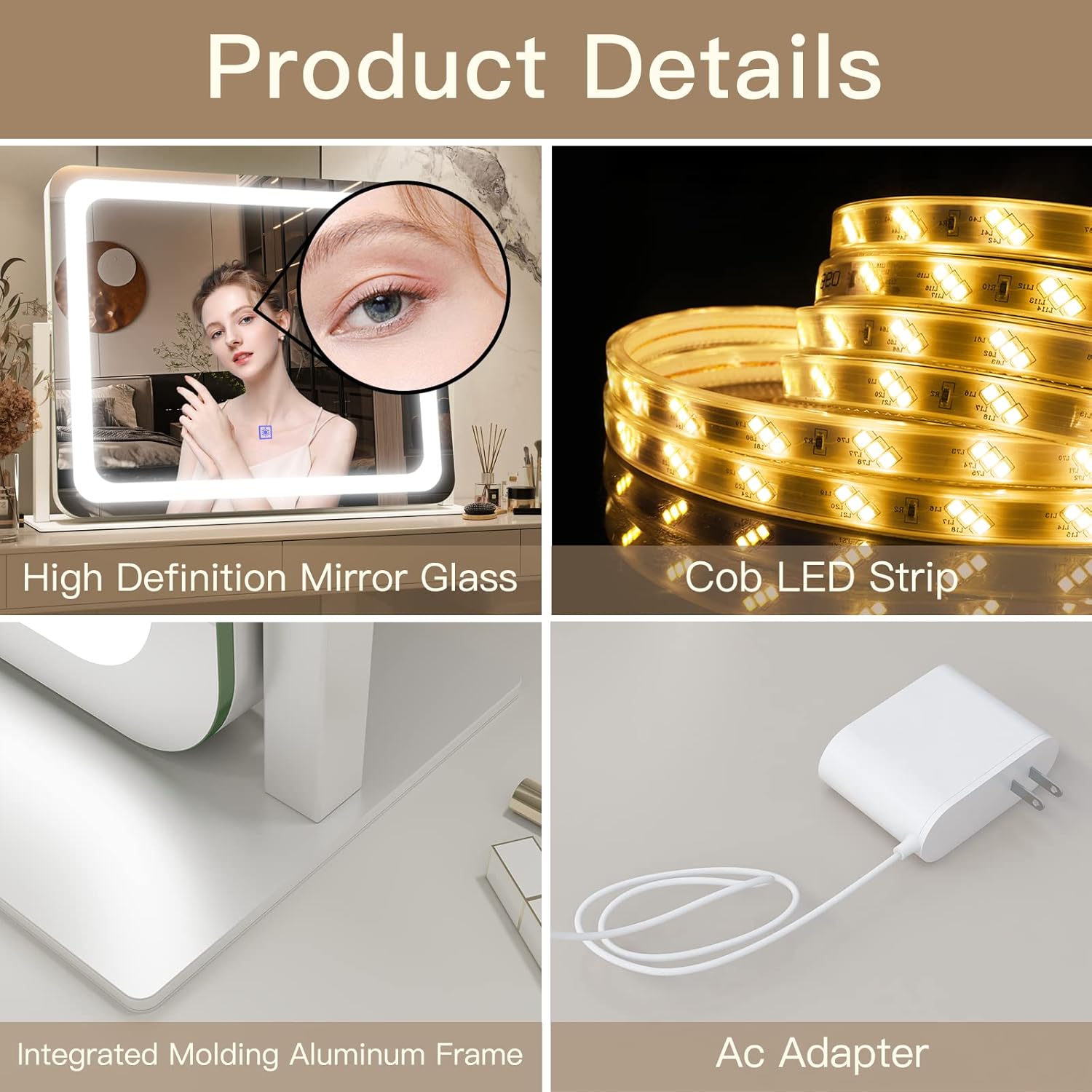 FENNIO Vanity Mirror with Lights