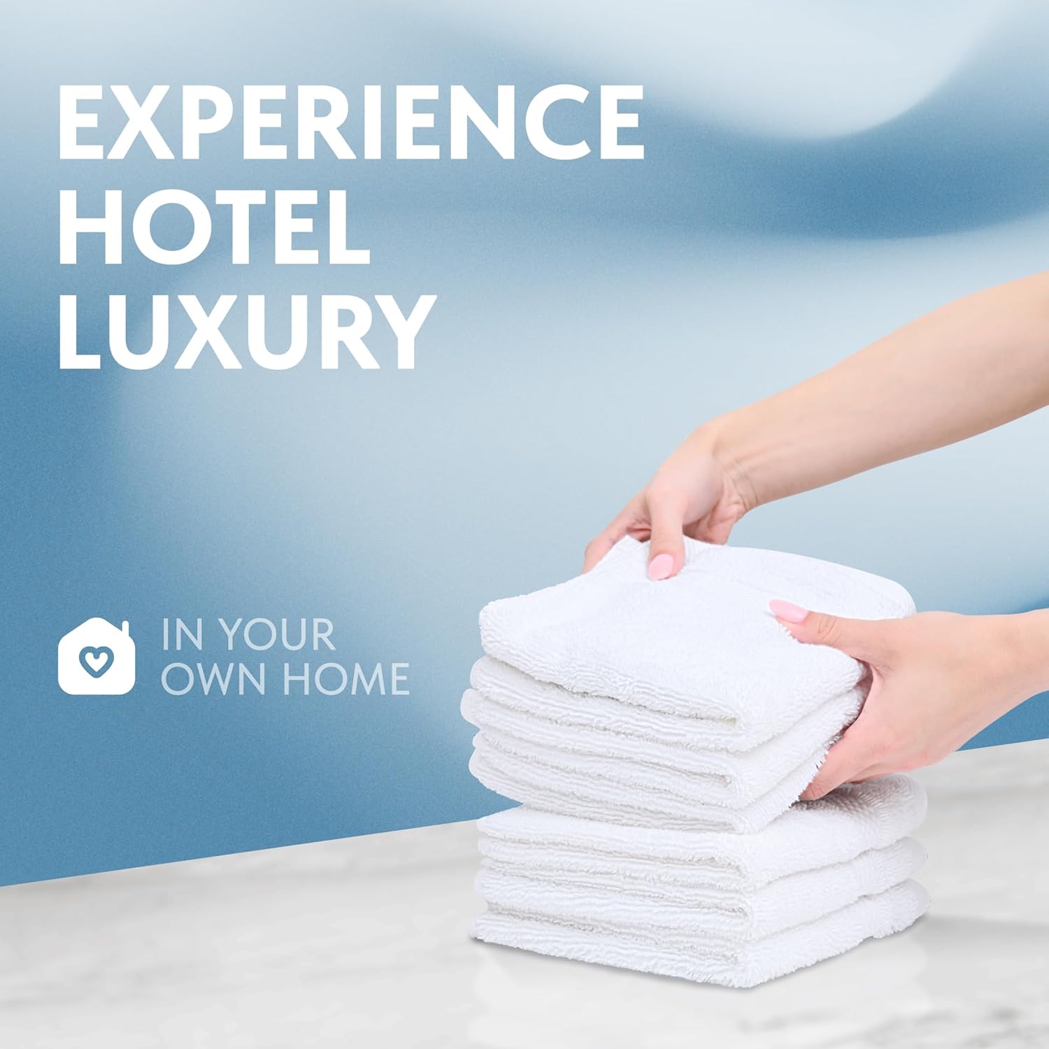 Luxury Cotton Washcloth - Hotel Spa 12-Pack