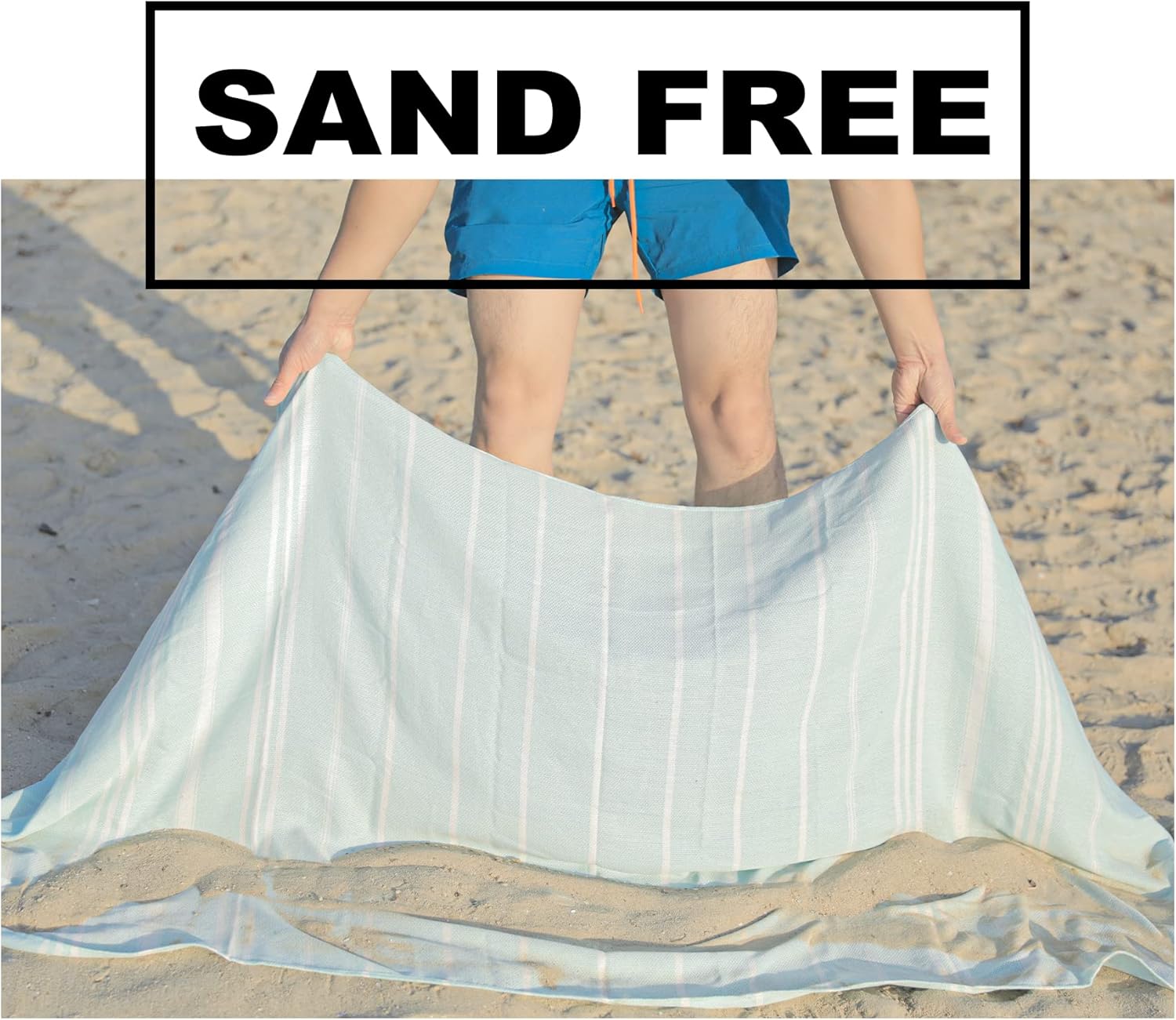 Big Beach Towels Ugly Sand Durable Soft Overflow Design Premium Quality