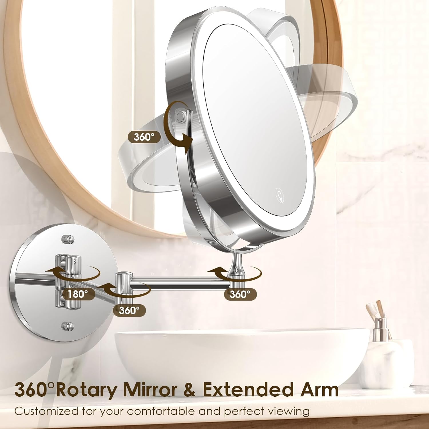 Mirror Your Best Self with MNIENTs Wall-Mounted Vanity Mirror