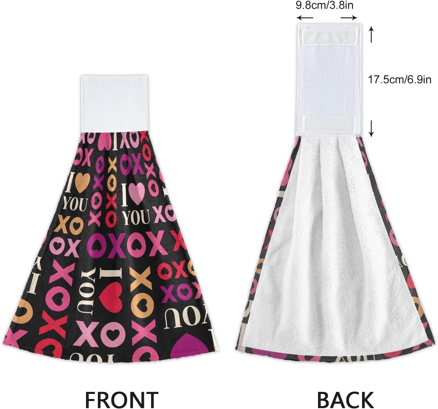Elegant Heartfelt Kitchen Towels for Love Fingertip Towels with Unique Design