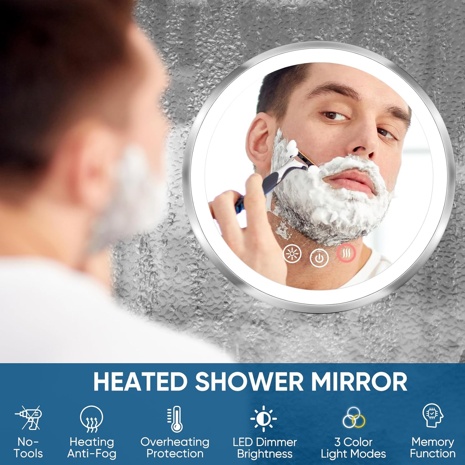 Heated Showers with Real Glass