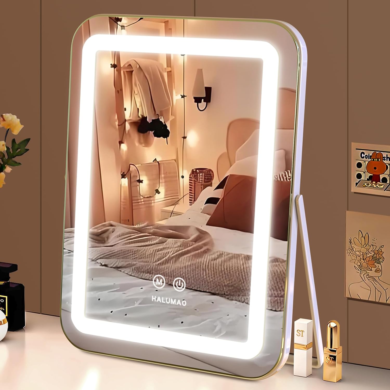 146 inch Vanity Mirror with 3 Lighting Modes
