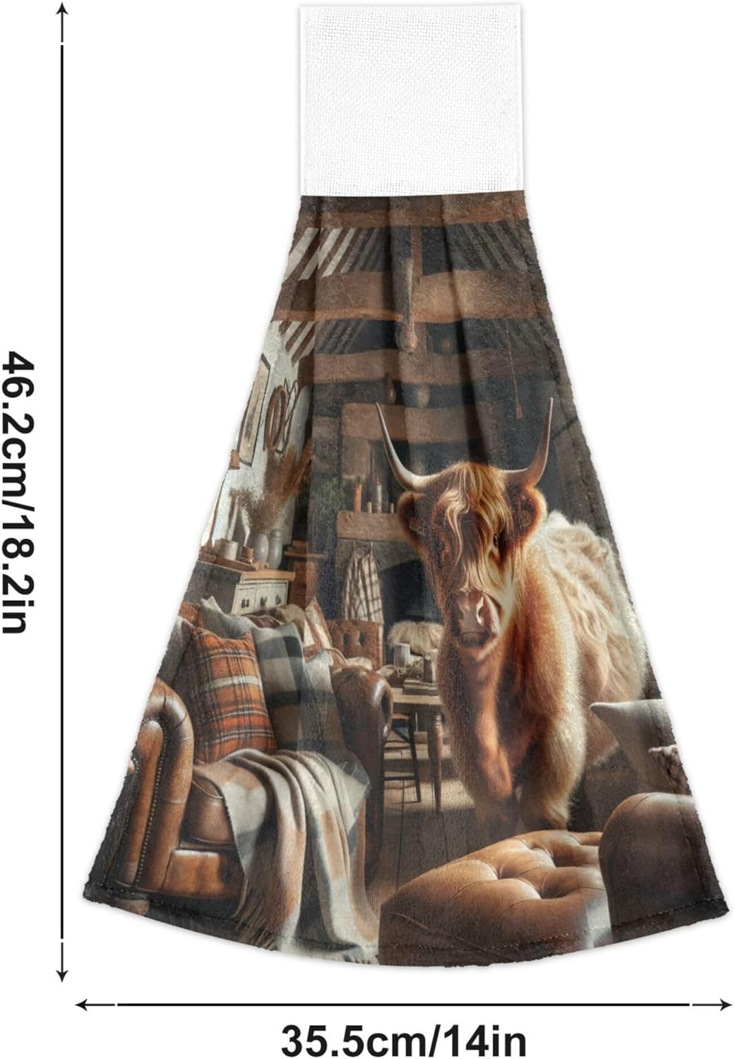 Hand Towels for Home and Kitchen Scotland Highland Cattle Kitchen