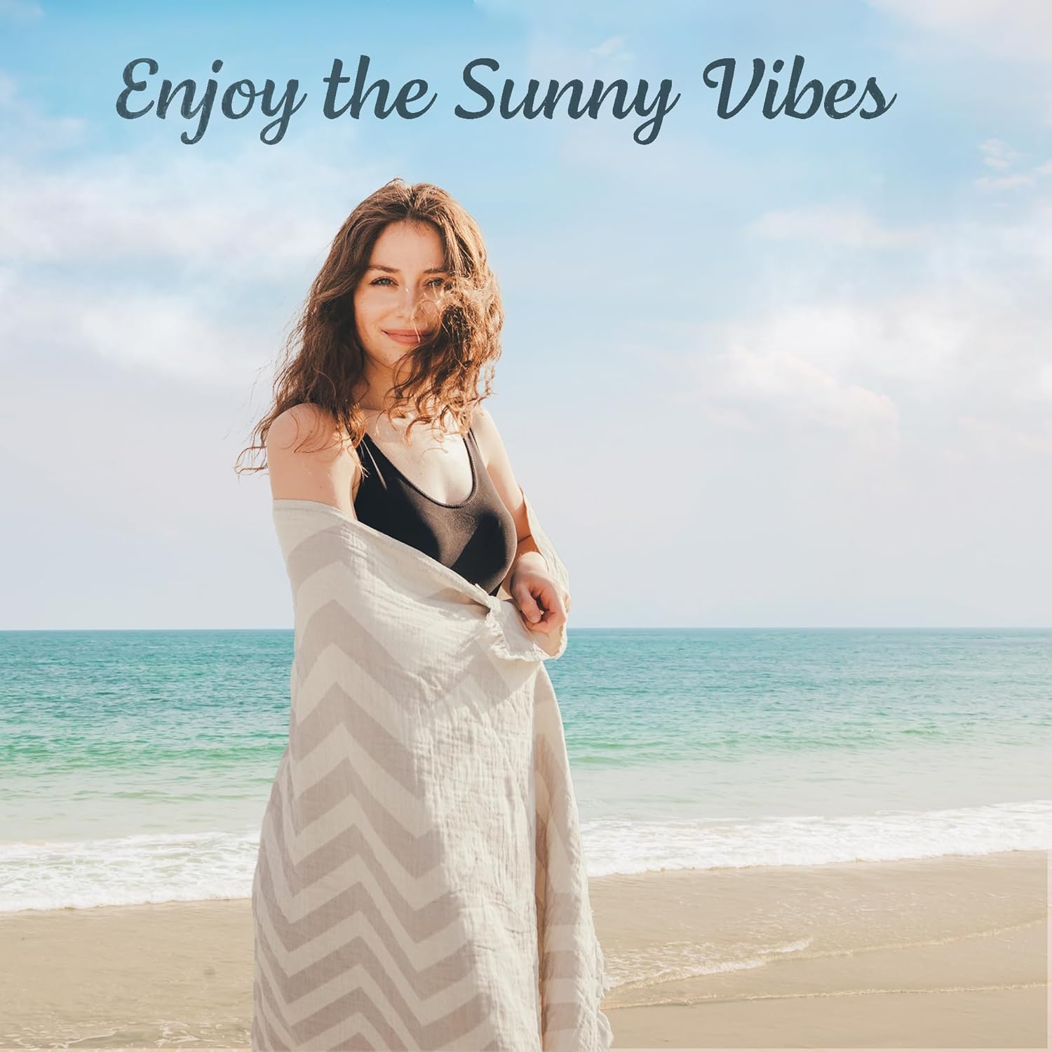 Luxury Turkish Beach Towel for Adults Kids