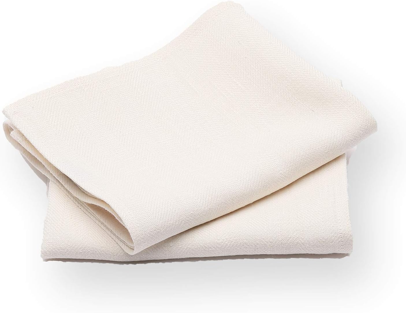 Serious Luxury Linen Towels Set - Luxury 13x20 inch Hand guest towels in Cream