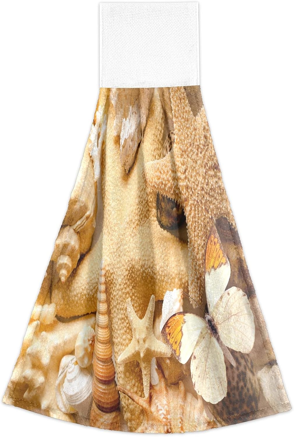 SLHKPNS Corral Sand Starfish Coral Fleece Hand Towels