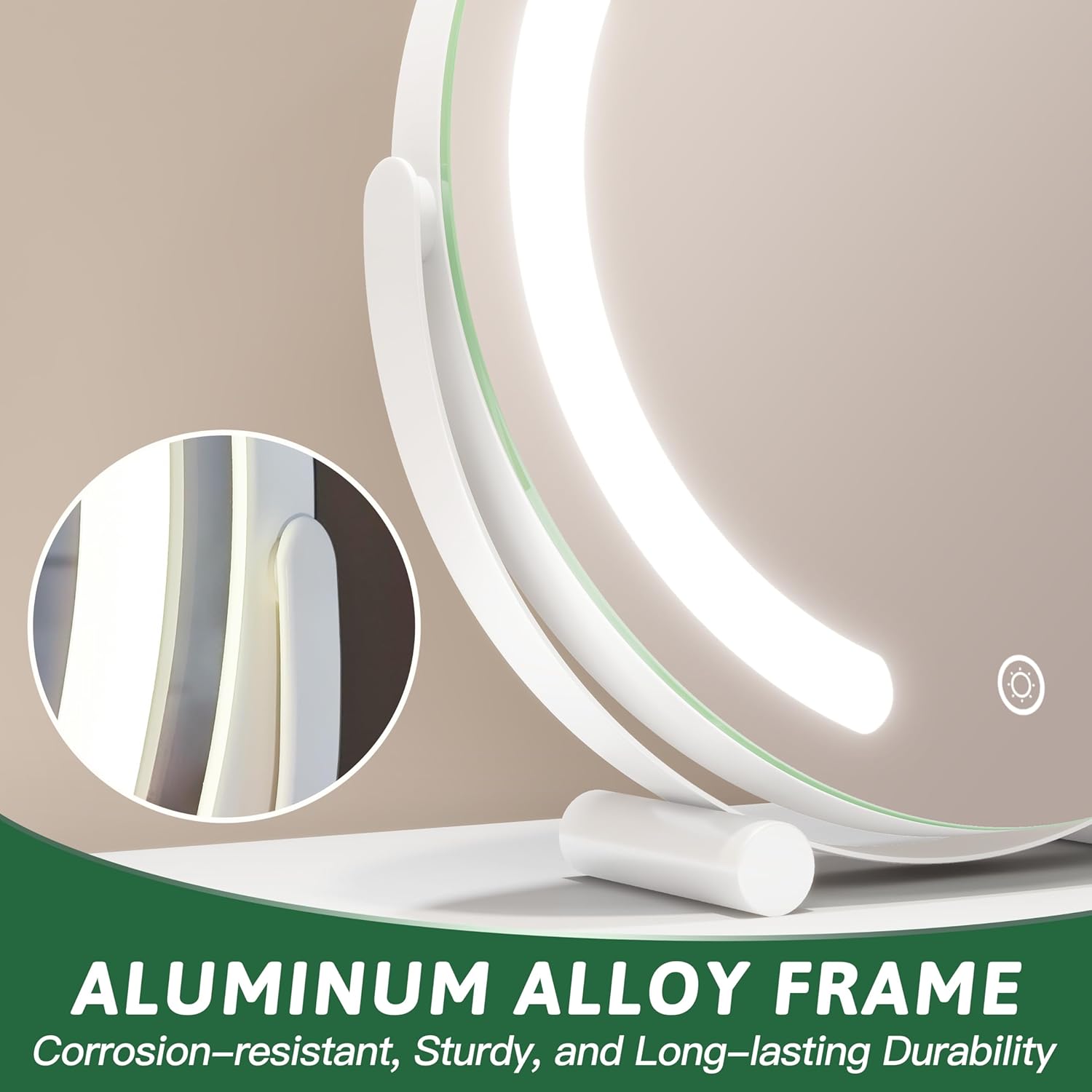 Vanity Mirror with Lights 12 Inch LED makeup mirror