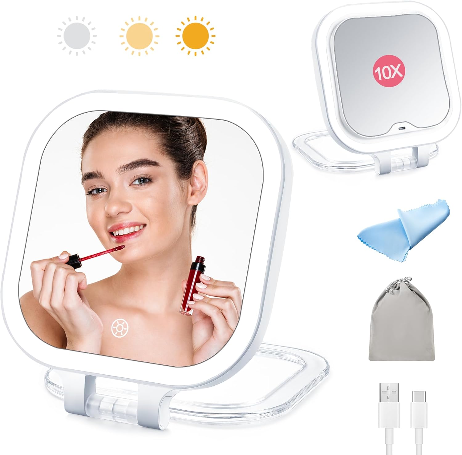 High-Quality Travel Makeup Mirror for Women