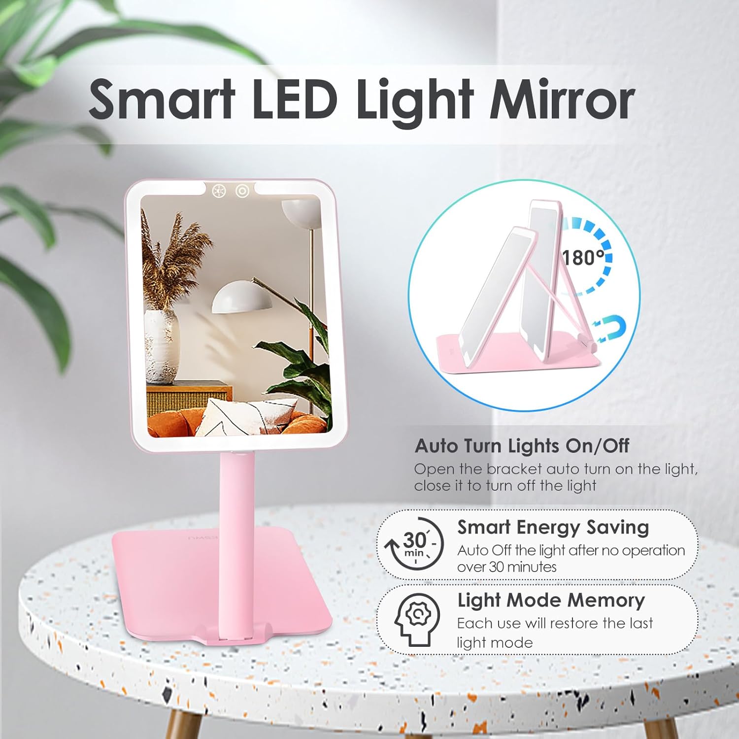 ESWU Portable Travel Makeup Mirror