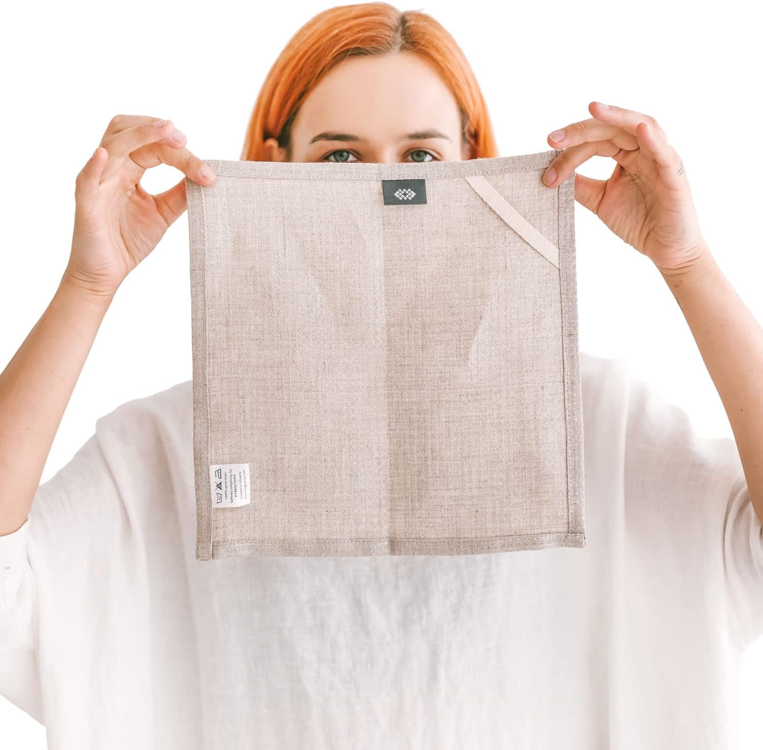 Natural Flax Face Washcloths