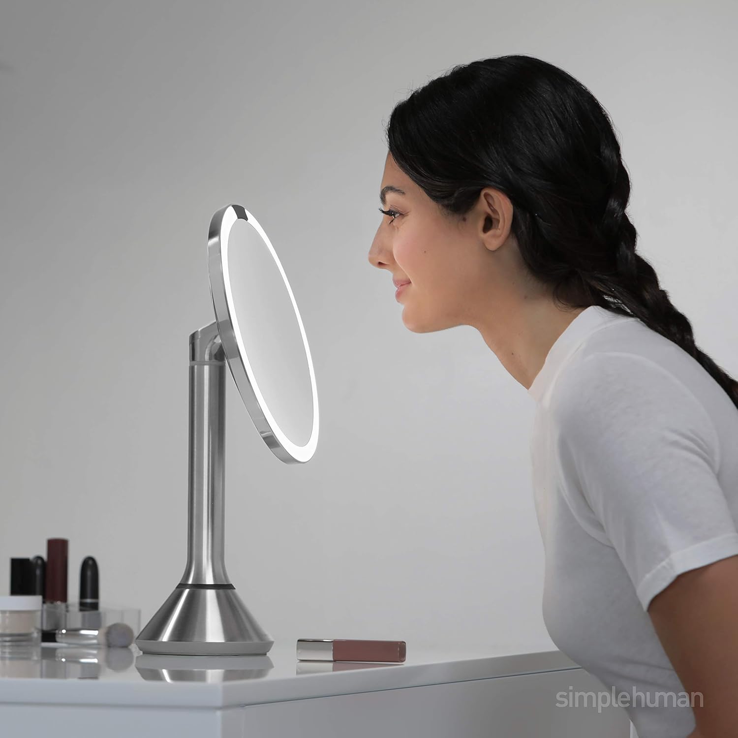 Simplehuman Sensor Mirror 5X Magnifying Makeup