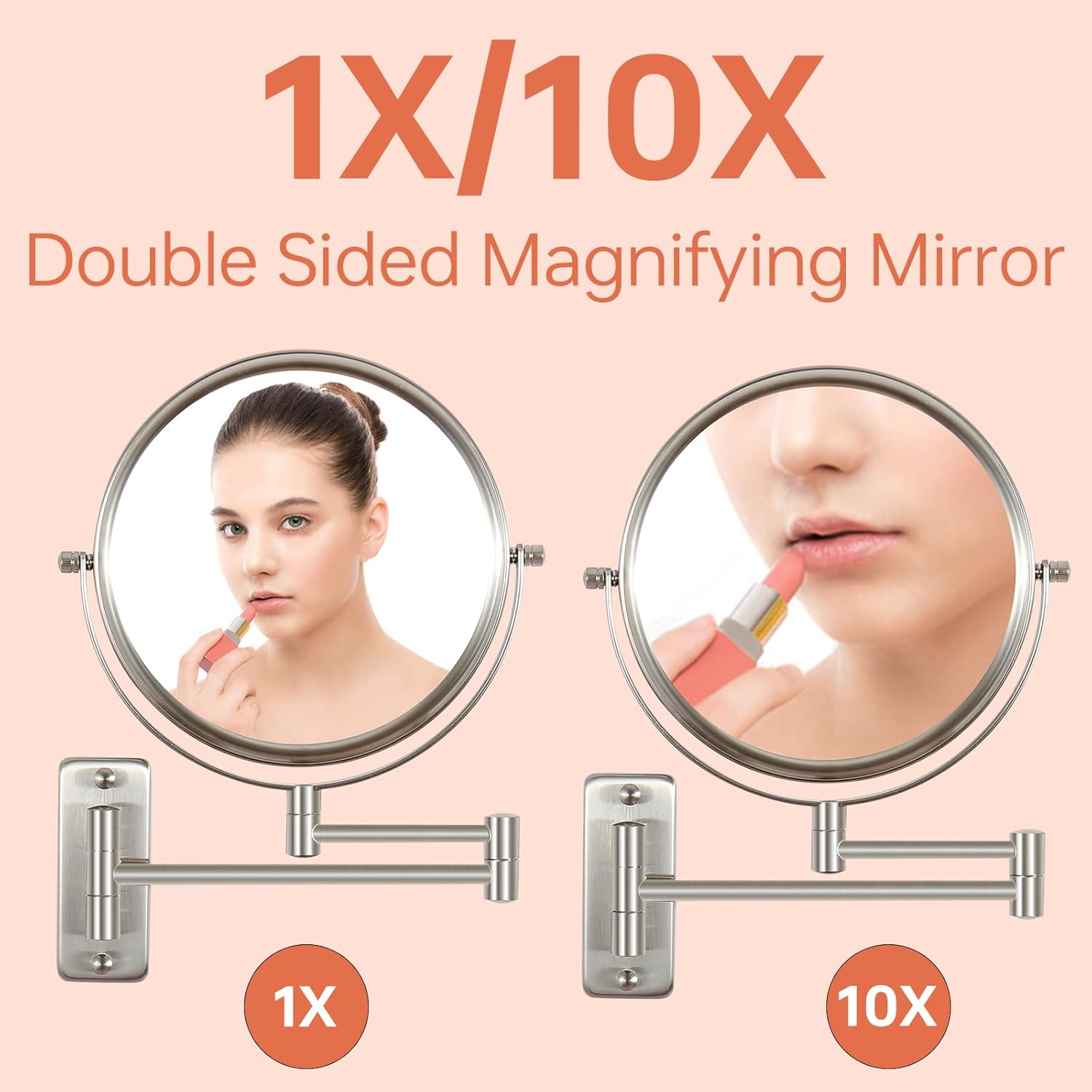 Erlingeryi 8 Wall-Mounted Makeup Mirror