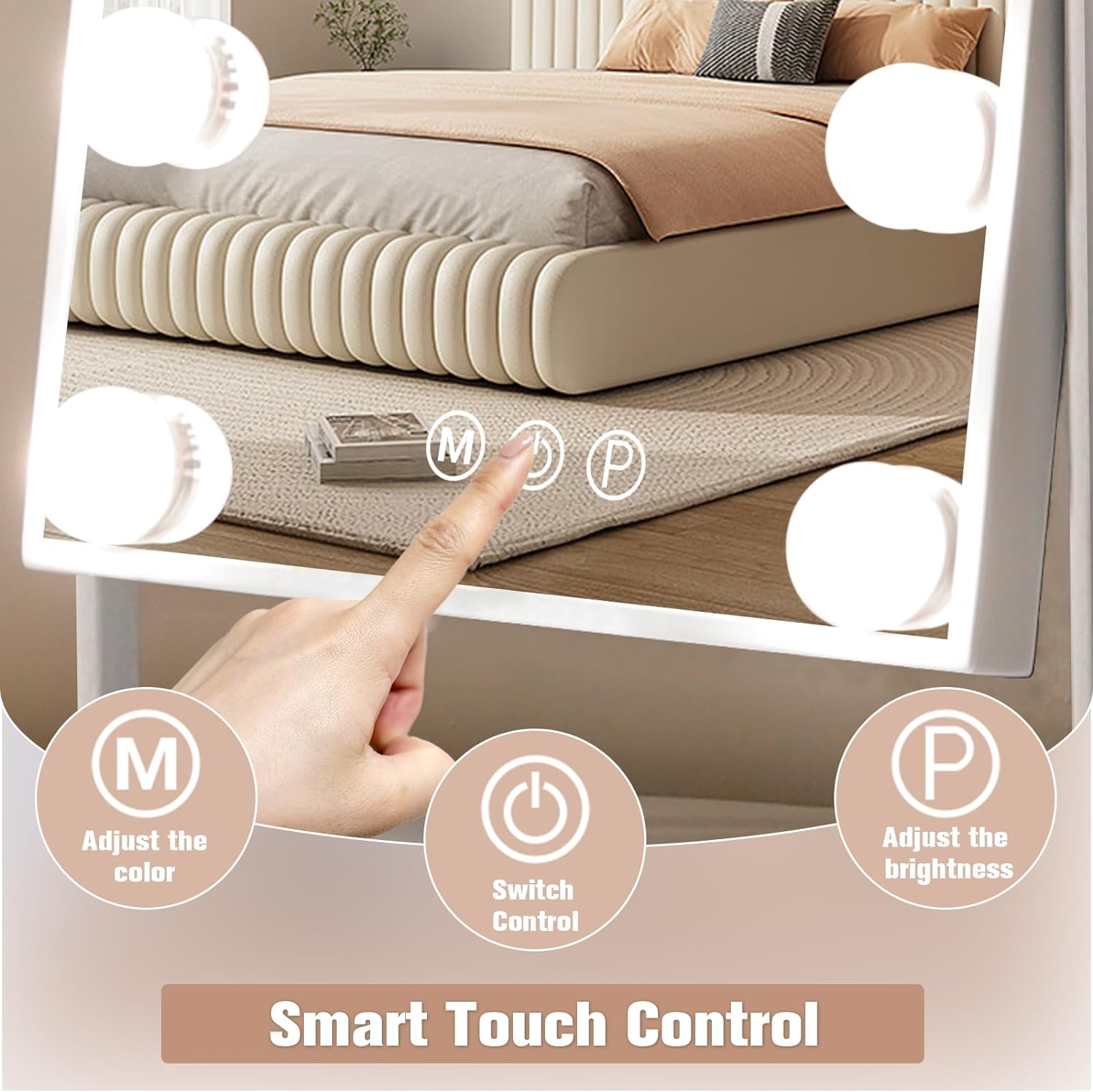Charming Vanity Mirror with Lights