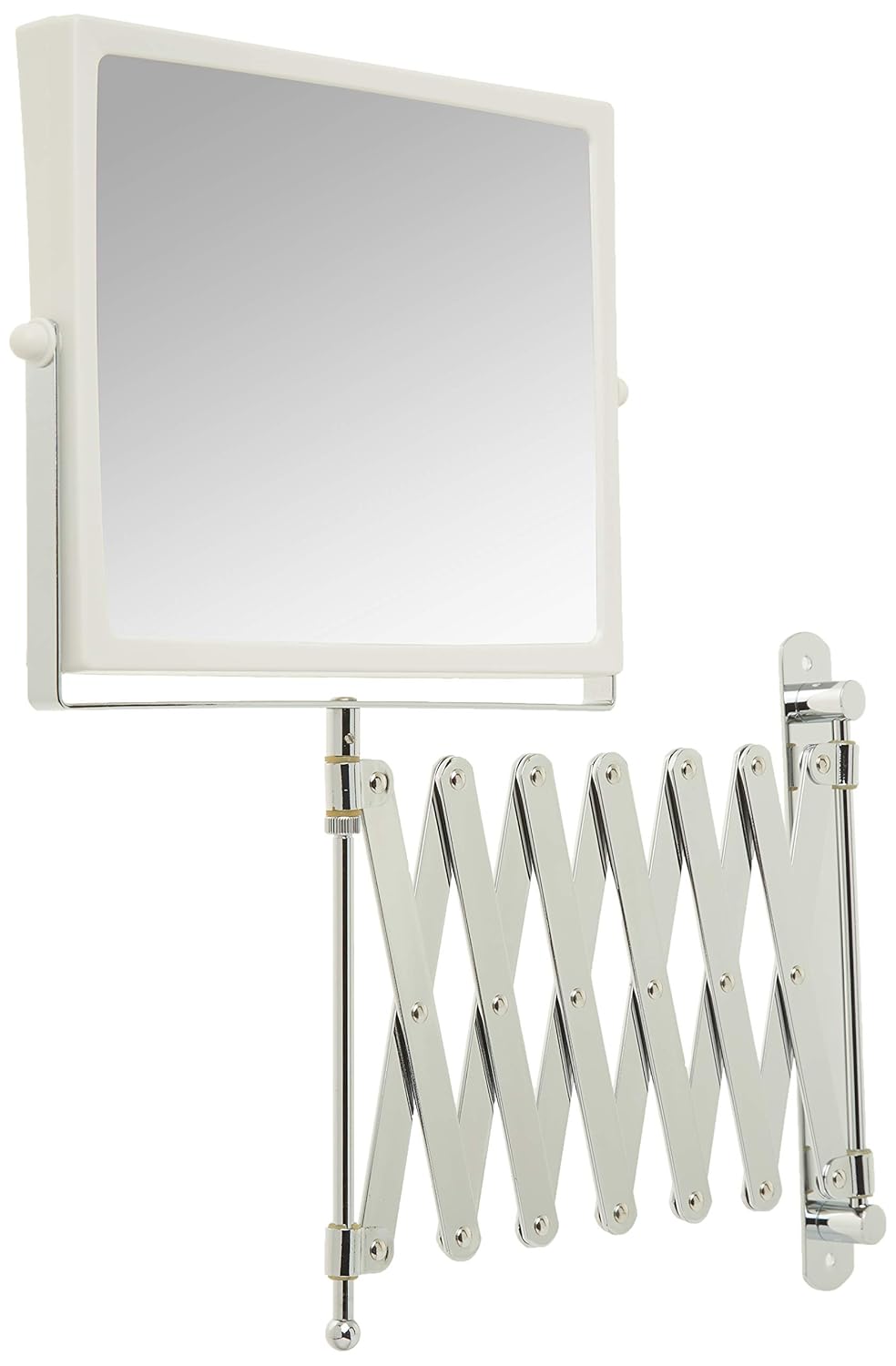 JERDON Two-Sided Swivel Wall-Mounted Vanity Mirror
