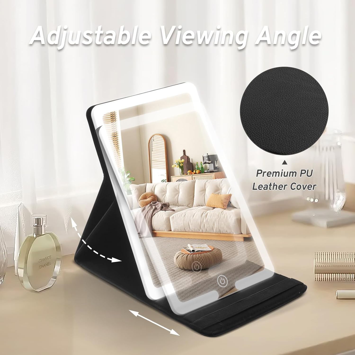 RRtide Compact 10X 20X Magnifying Mirror for Travel