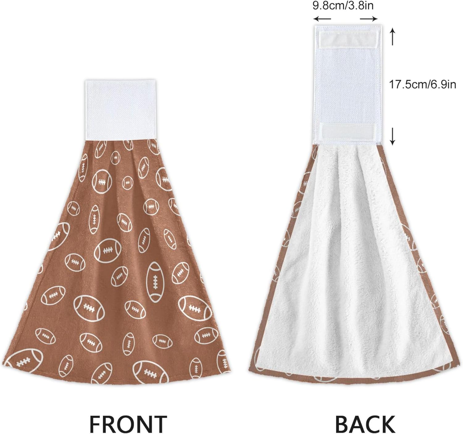 Fast-Drying American Football-Kitchen Towels 2-Pack Soft Absorbent