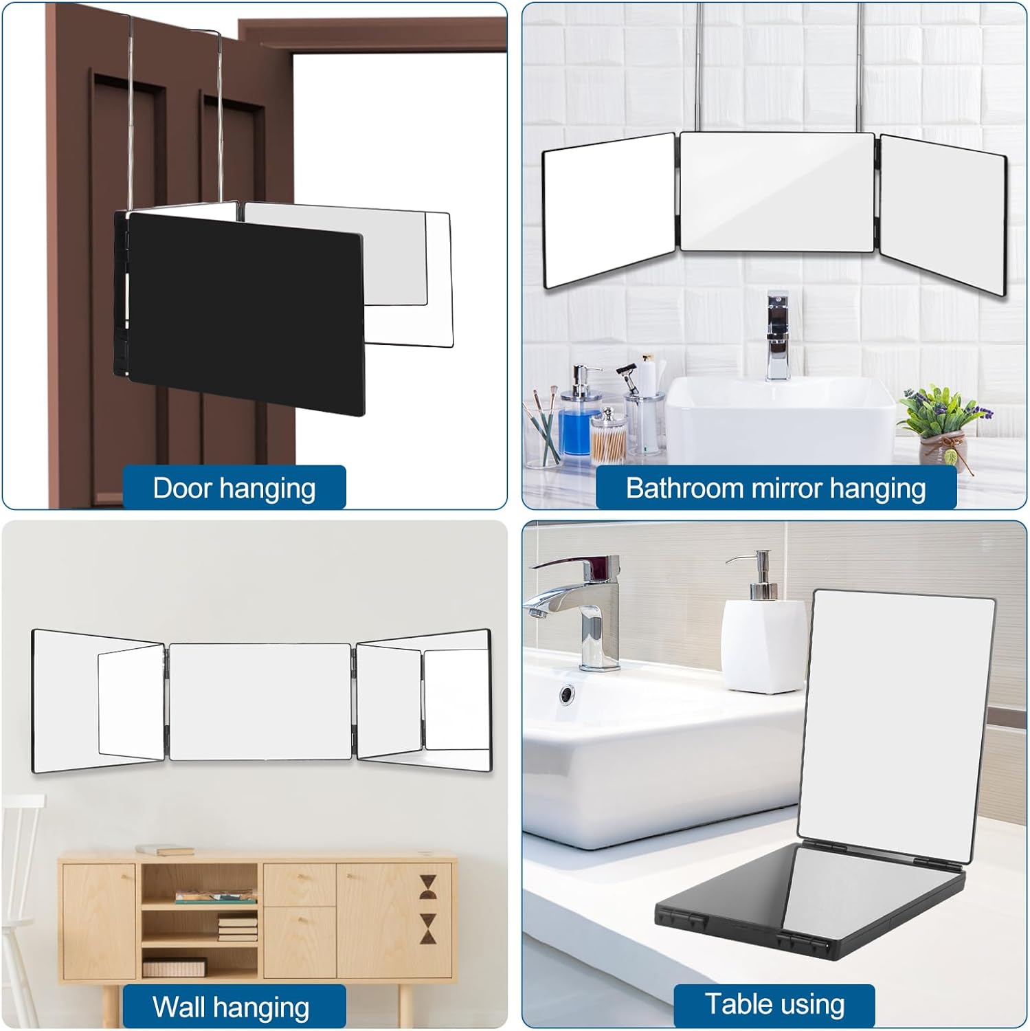 Wentoma 360 Trifold Grooming Mirror