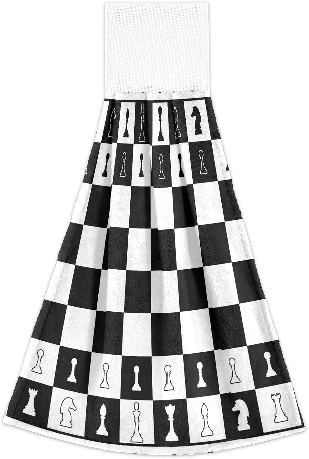 Chess Silhouette Kitchen Towels Set 2PCS