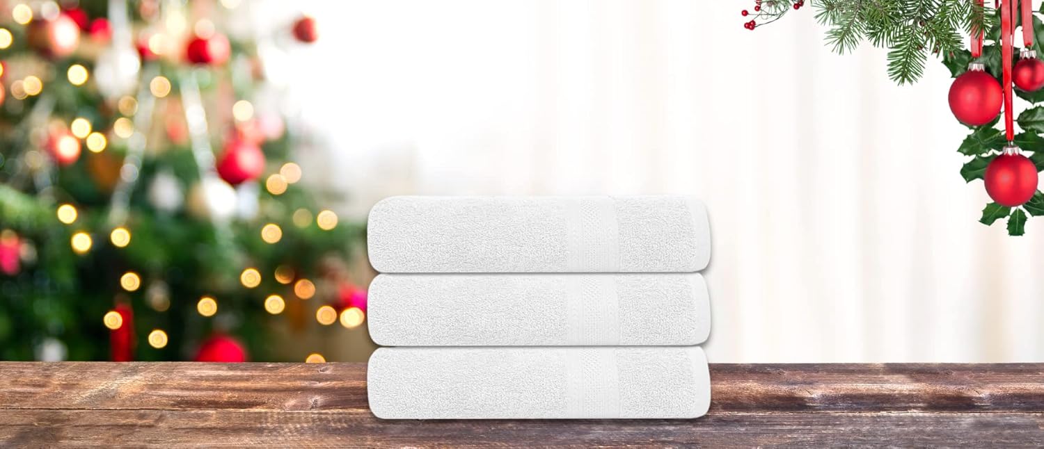 Extra-Soft Terry Cotton Bath Towels Set