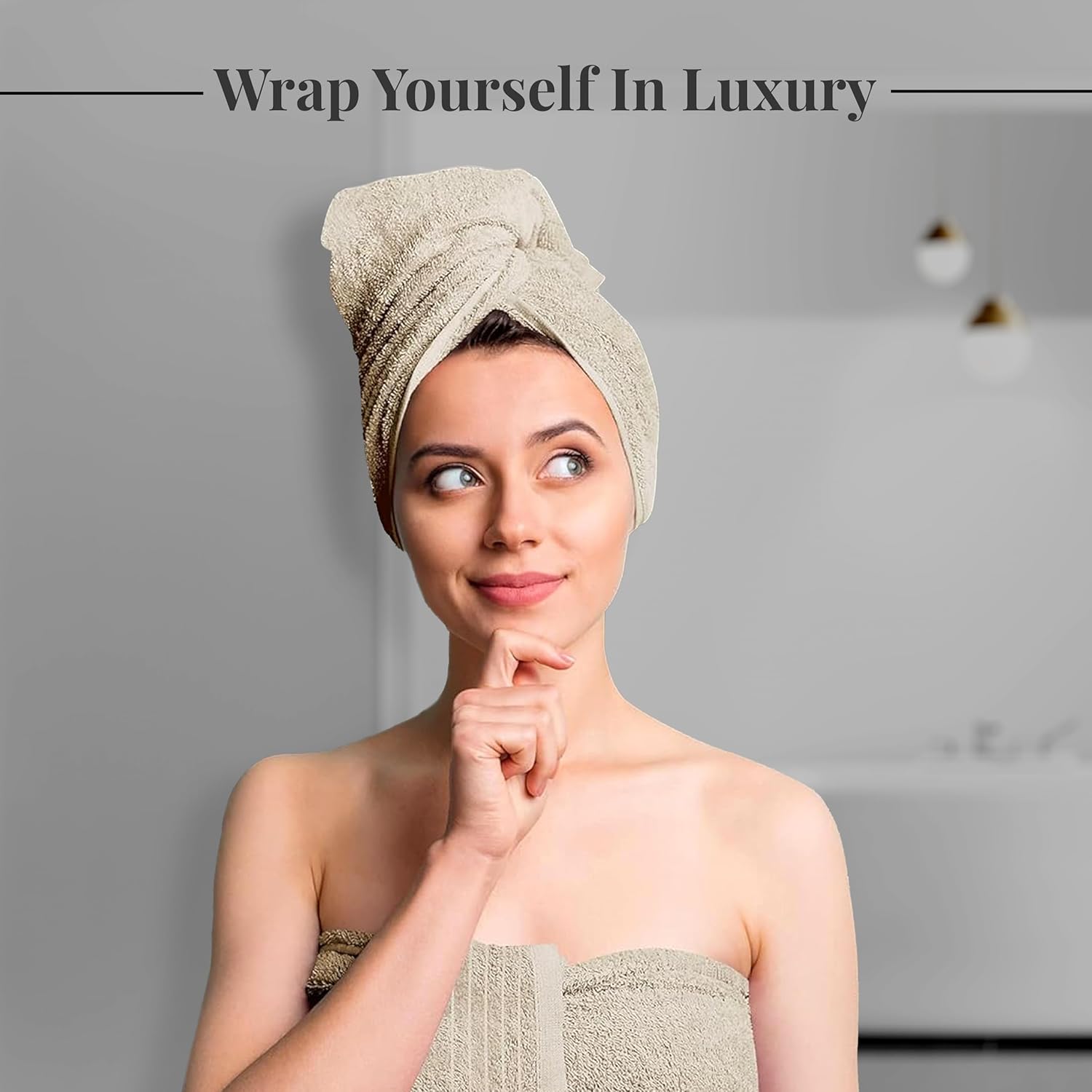 Tens Towels Quicker Dry and Ultra Soft Bath Hand Towels Set