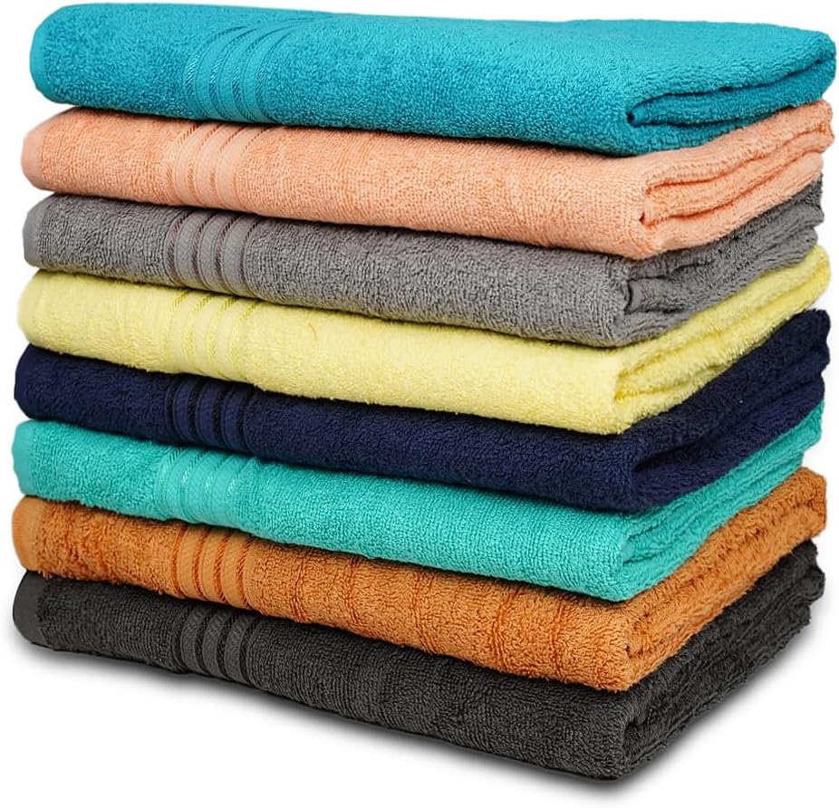 ZUPERIA Multicolor Bath Towels
