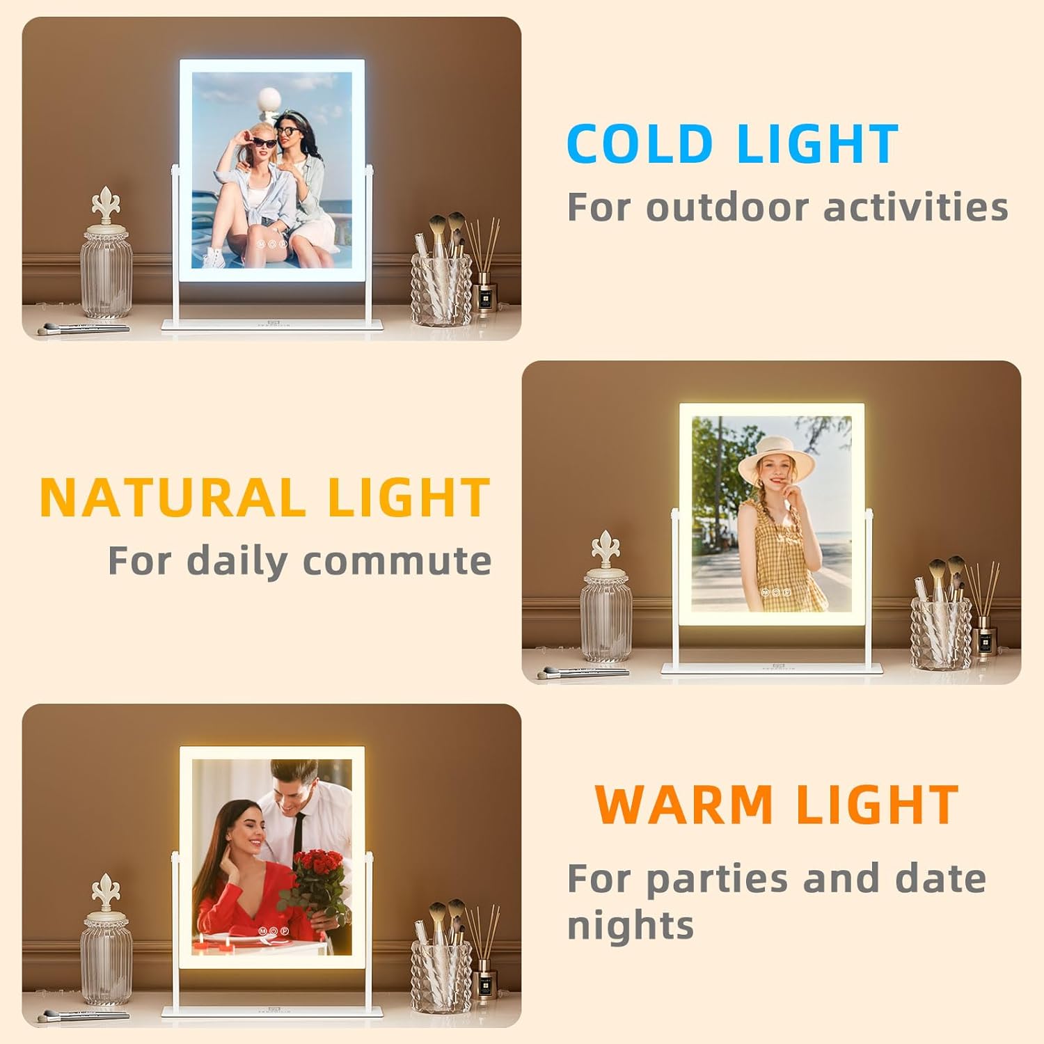 Fenchilin Vanity Mirror with Lights