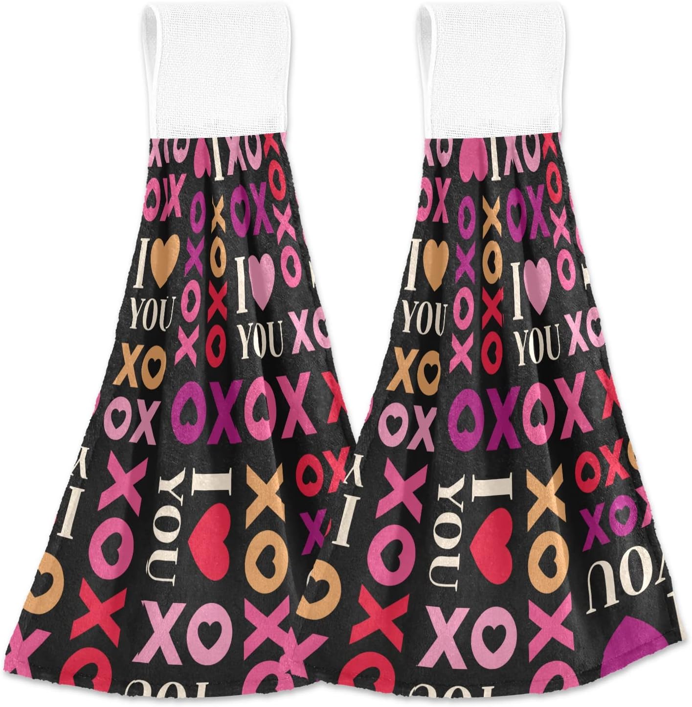 Elegant Heartfelt Kitchen Towels for Love Fingertip Towels with Unique Design