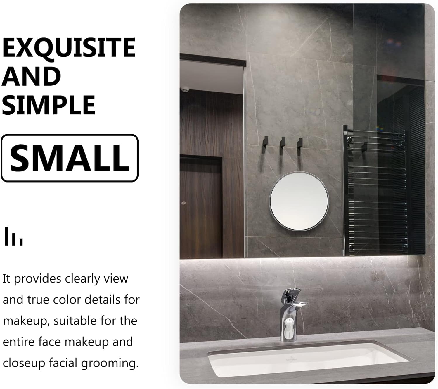 KALLORY Compact 20X Magnifying Mirror