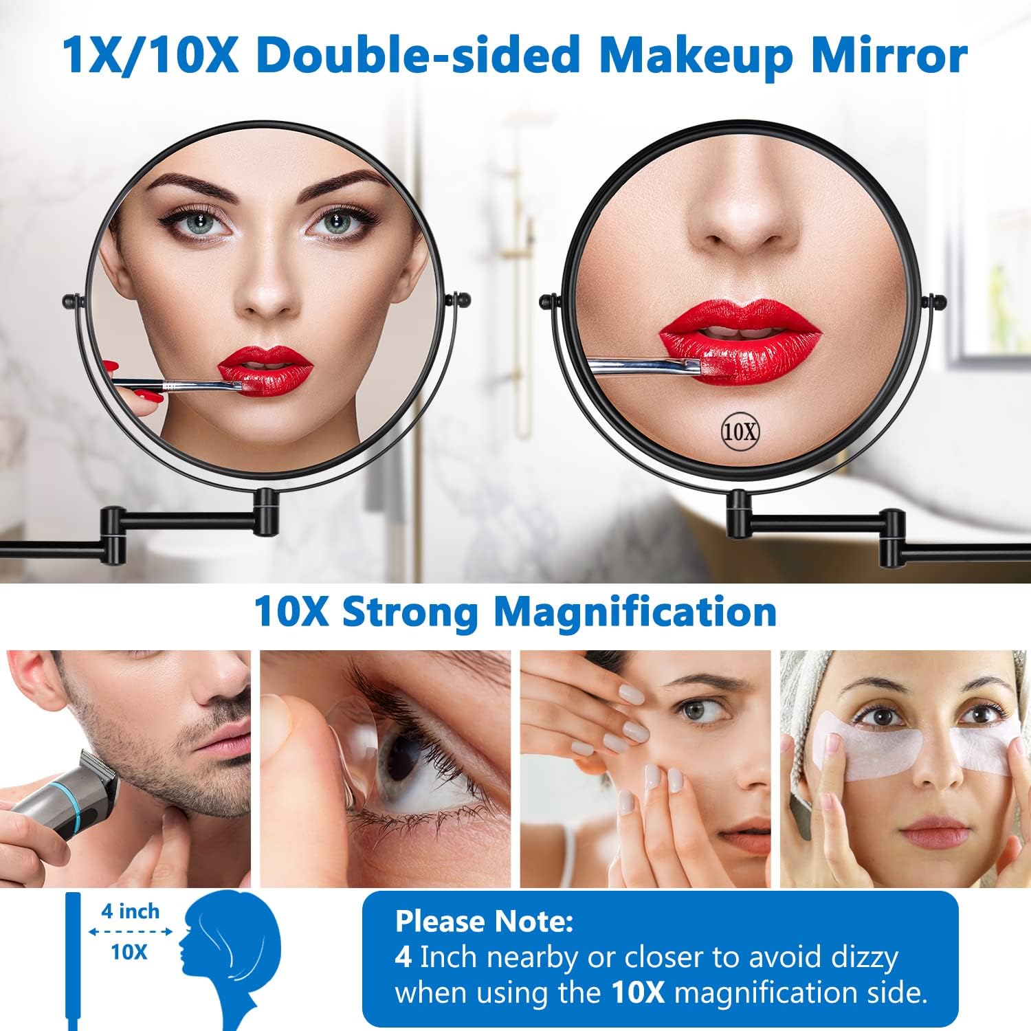 Wall-Mounted Makeup Mirror 9