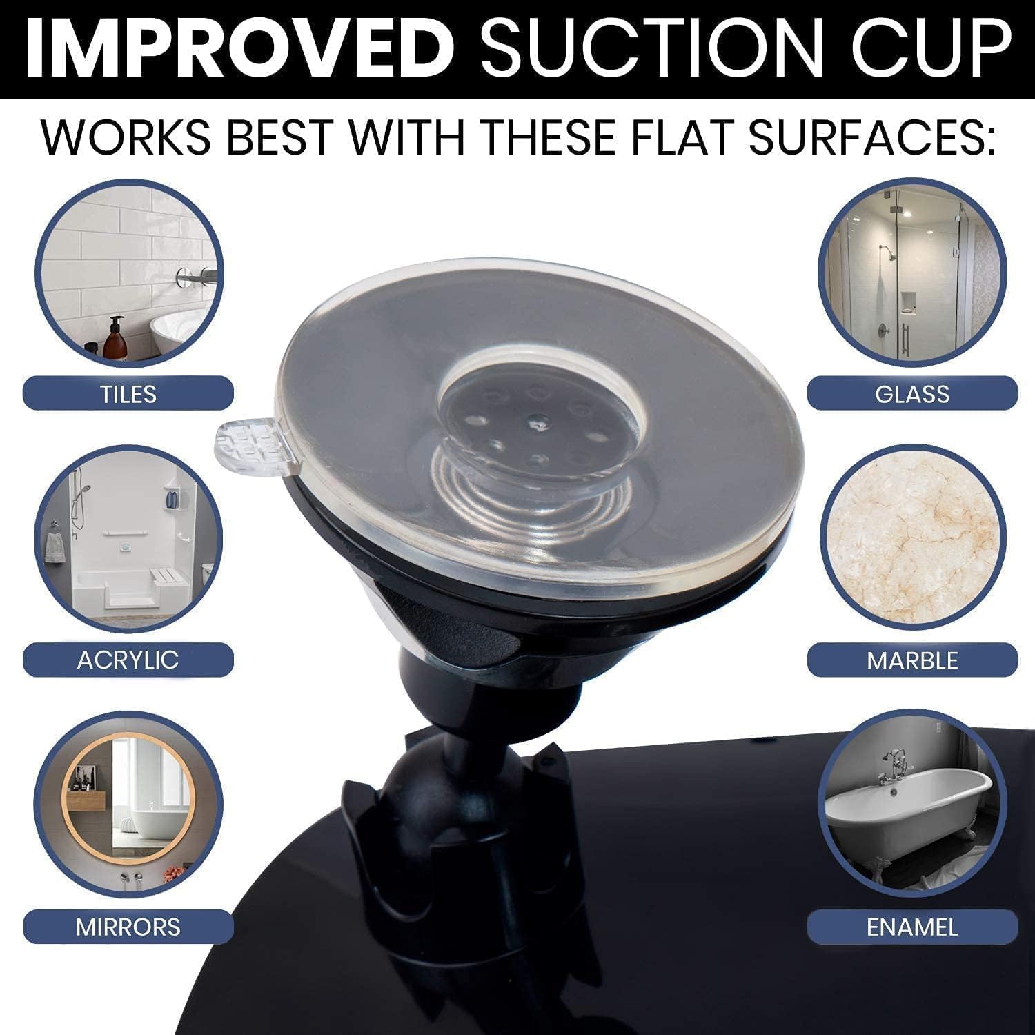 MirrorVana Dual Antifog Shower Mirror Shave with Confidence
