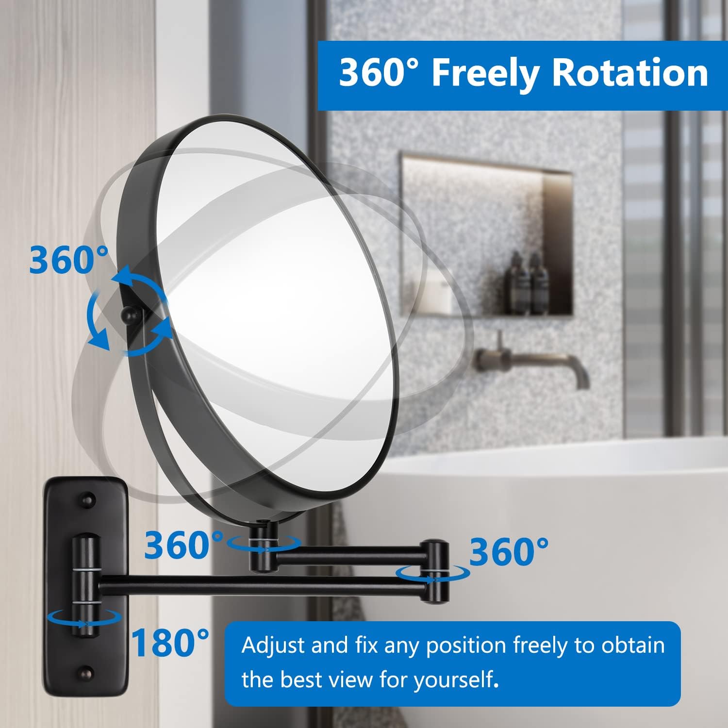 Wall-Mounted Makeup Mirror 9