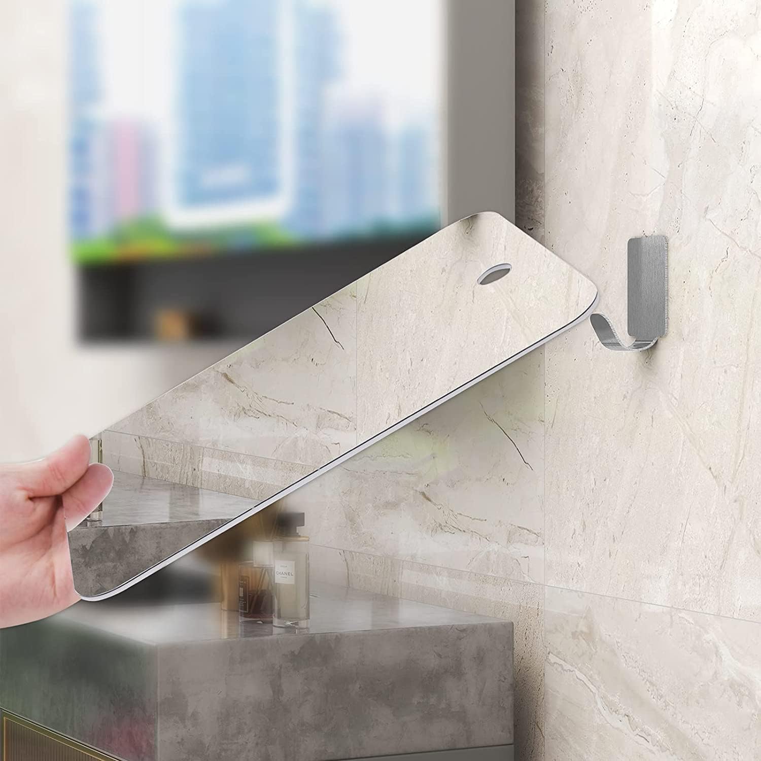 Fog-Free Shower Mirror Set LargeSmall