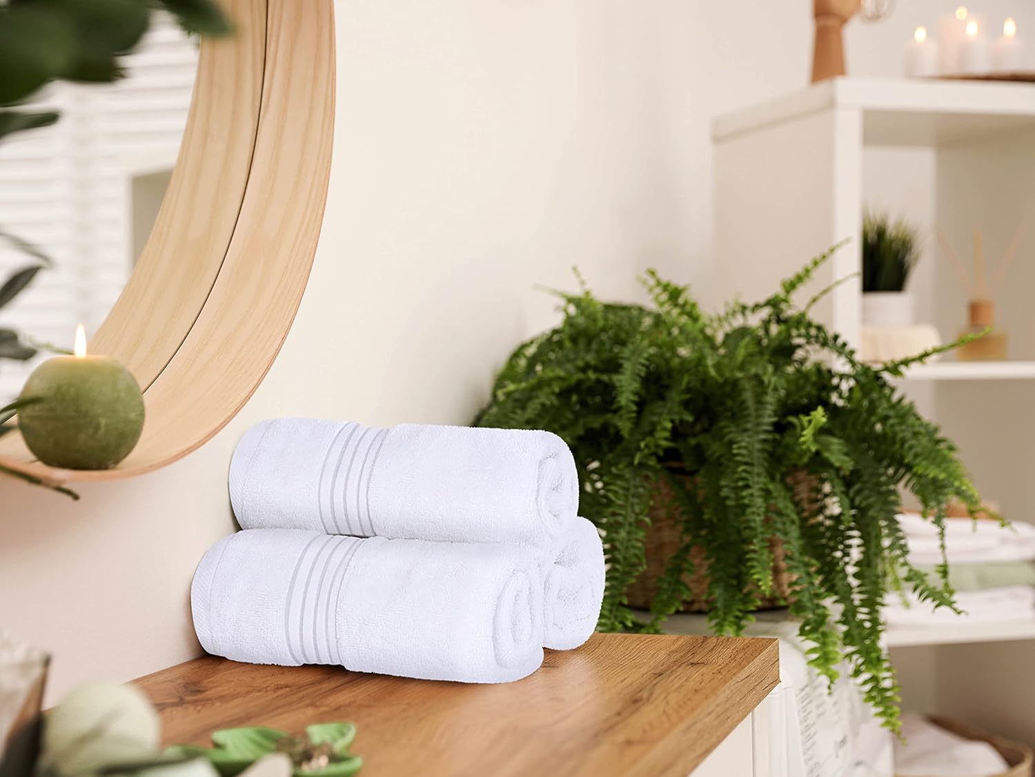 Utopia Towels 6-Piece Premium Hand Towels Set 16x28 inches
