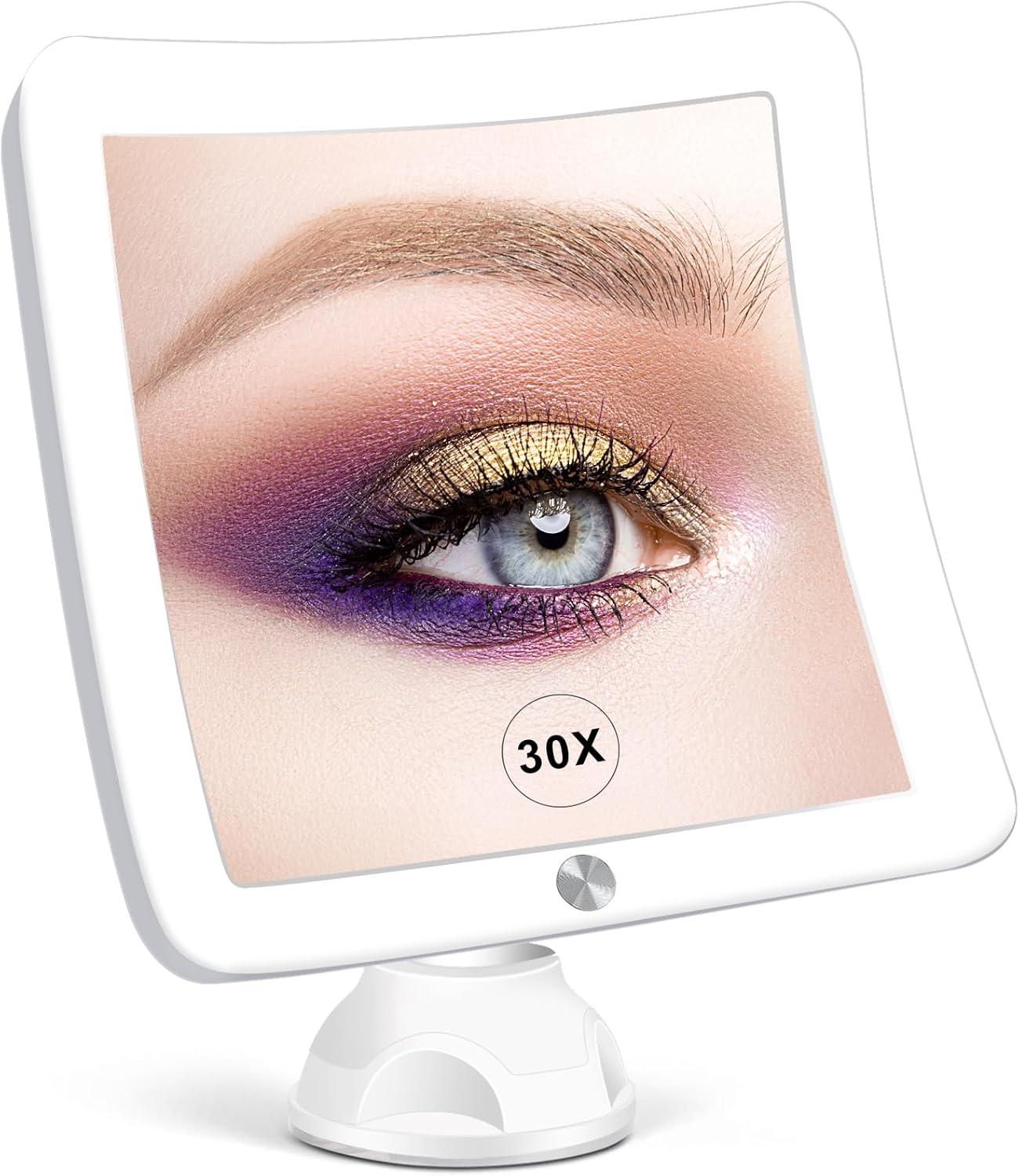 30x Lighted Magnifying Mirror w Suction