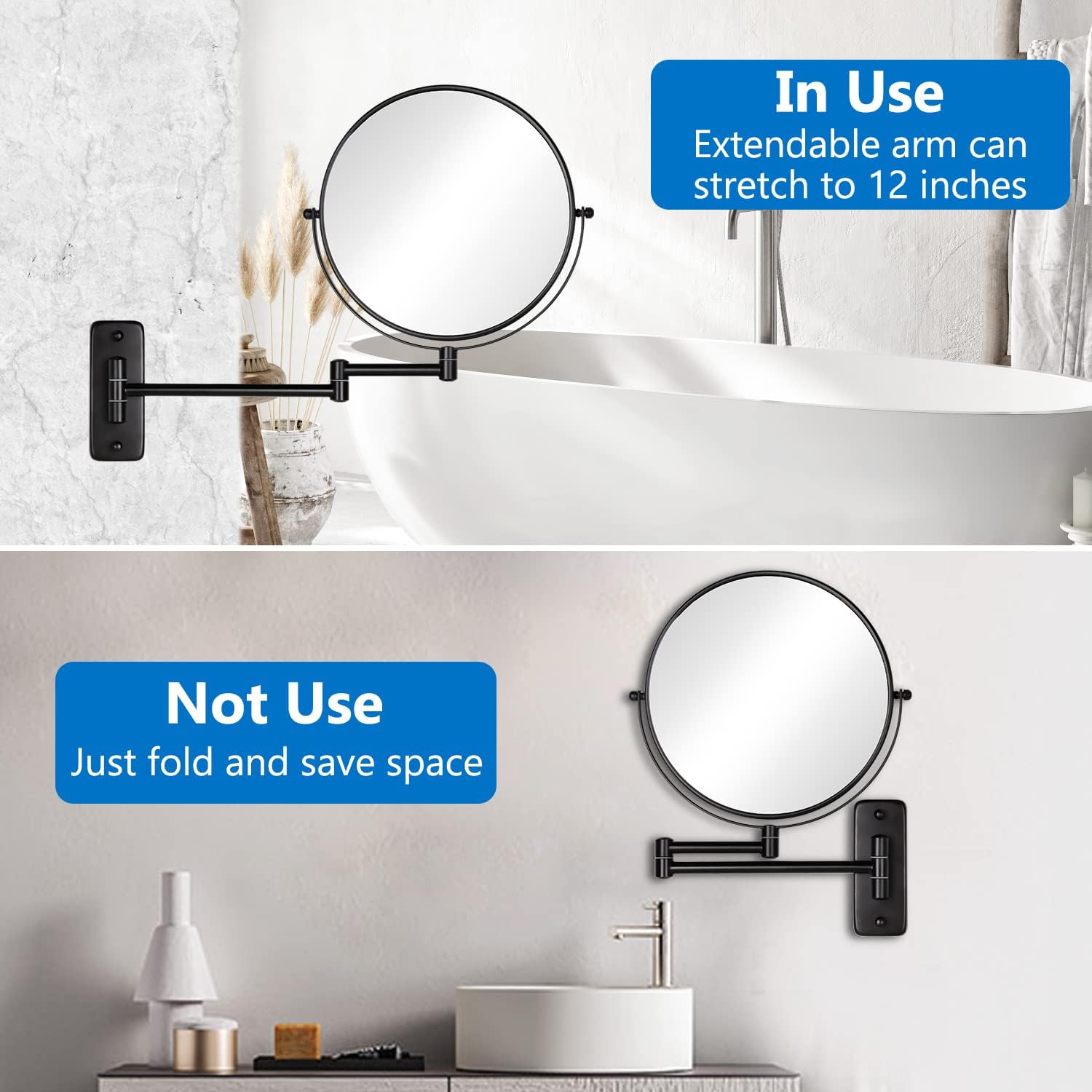 Wall-Mounted Makeup Mirror 9