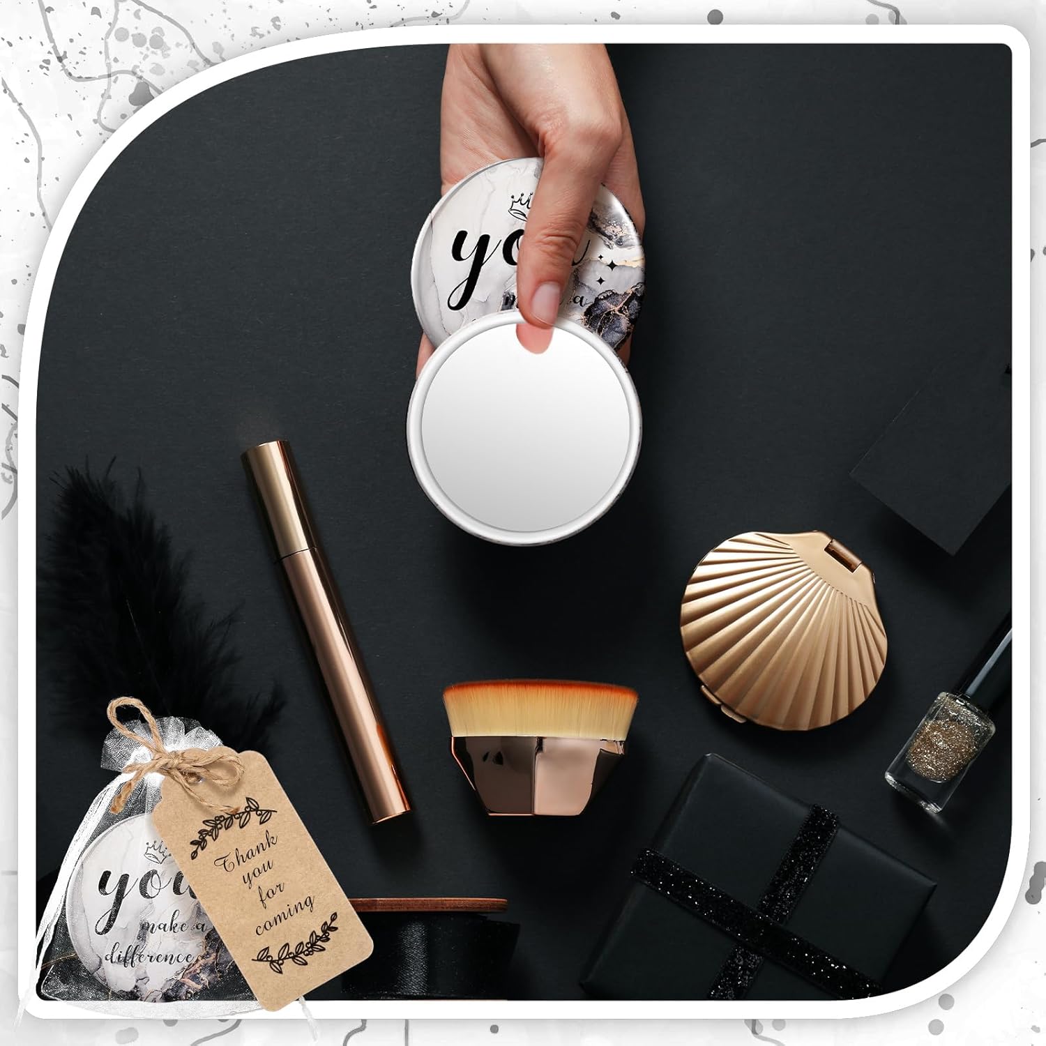 Tradder Compact Mirrors 50 Investors for Women