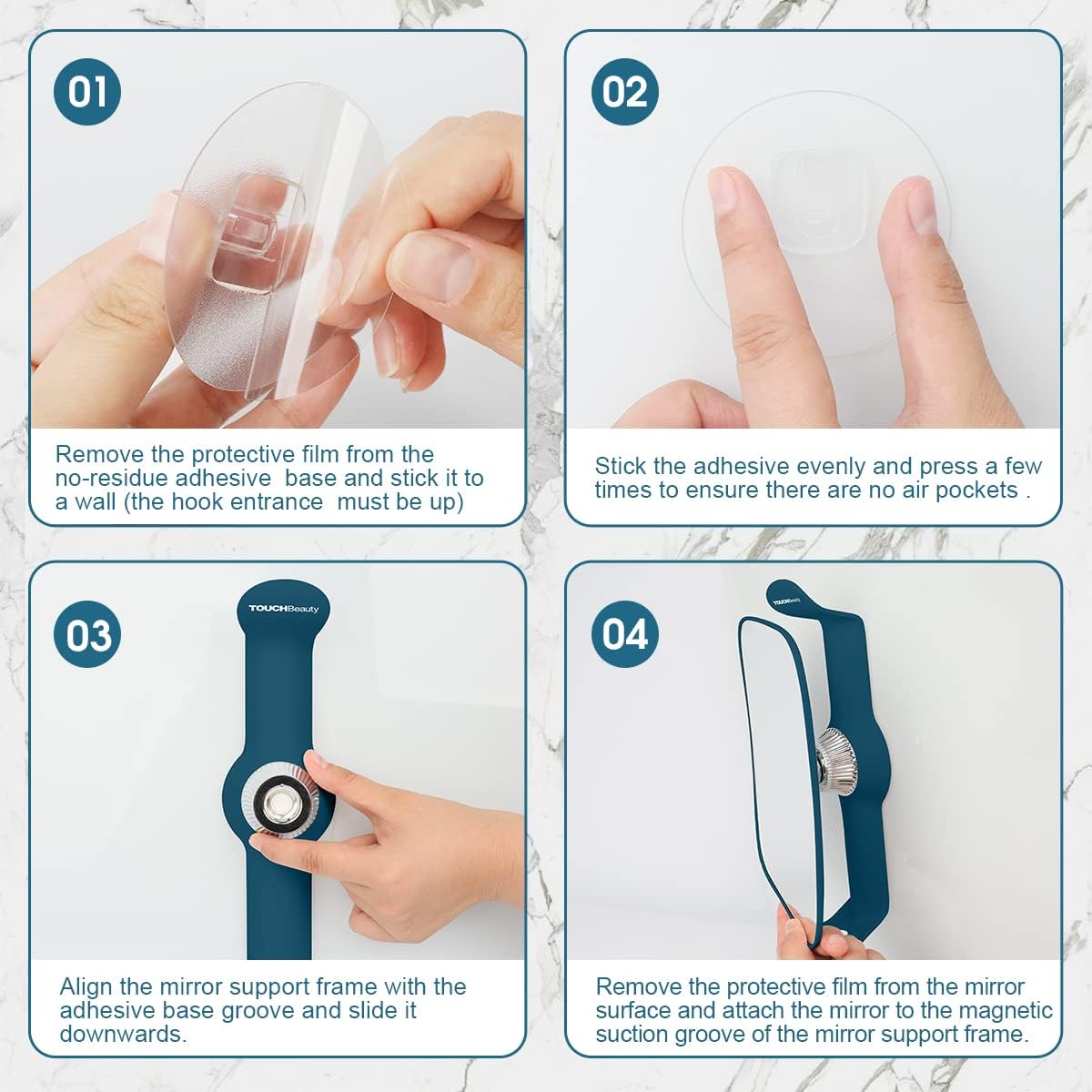 TOUCHBeauty 3X Magnification Mega Mirror