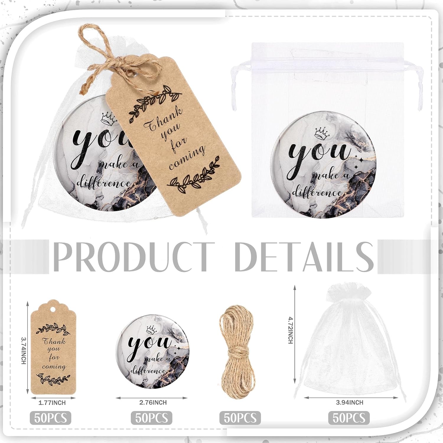 Tradder Compact Mirrors 50 Investors for Women