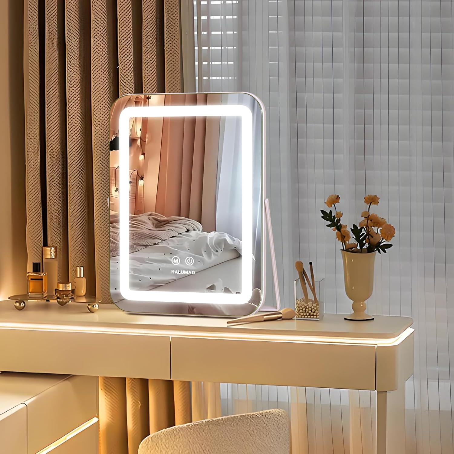 146 inch Vanity Mirror with 3 Lighting Modes