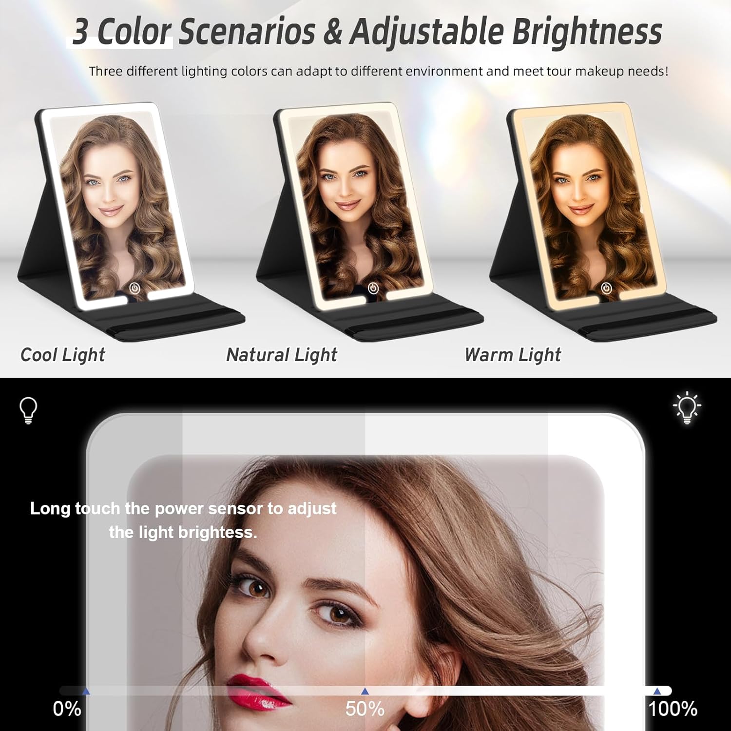 RRtide Compact 10X 20X Magnifying Mirror for Travel